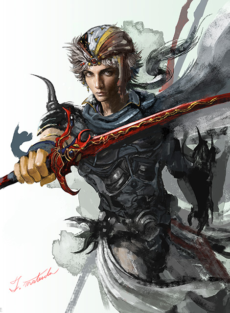 final fantasy character art