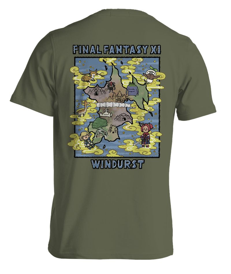 North America] [Pre-Order] FINAL FANTASY XI 18th Anniversary T-Shirt  Windurst, NEWS, FINAL FANTASY PORTAL SITE