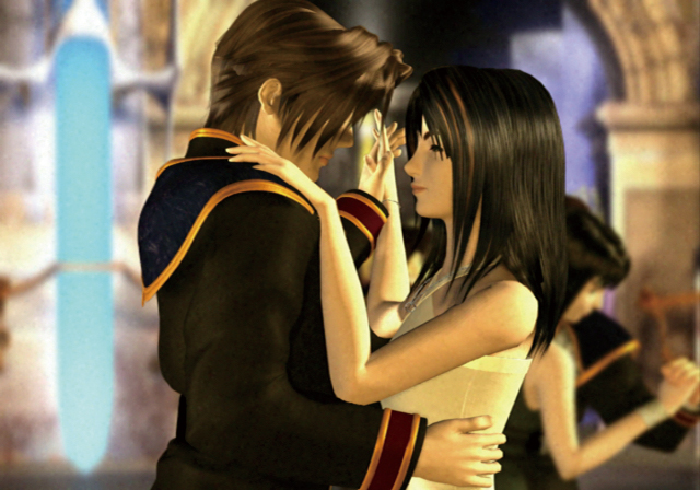 final fantasy 8 squall and rinoa kiss